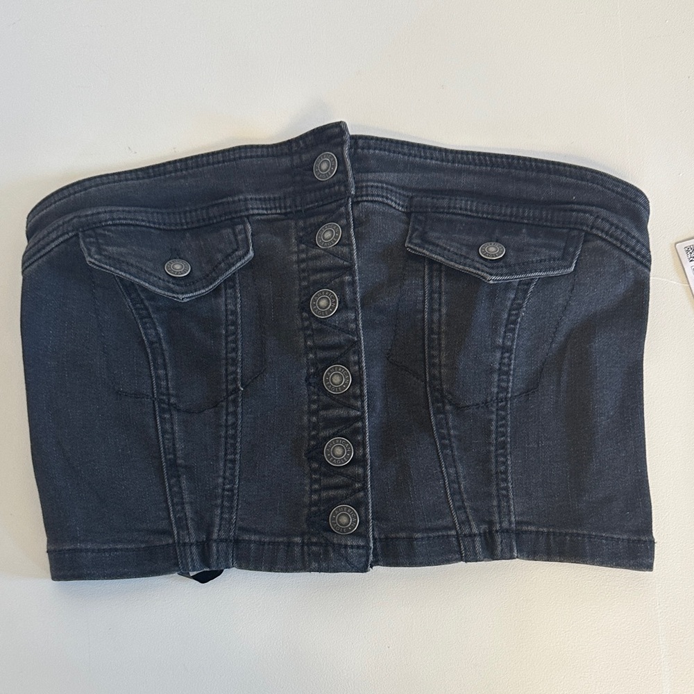 AE Wahed Black Cropped Denim